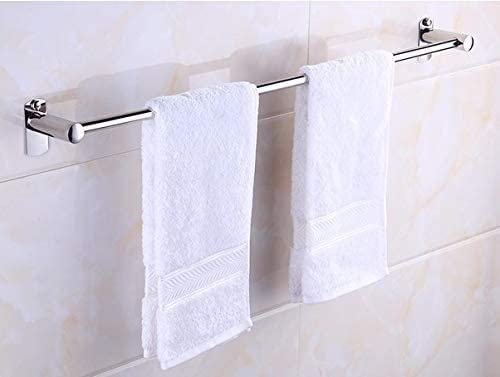 Portasciugamani Portasciugamani, Bagno Toilette Portasciugamani Hardware Per Portasciugamani Senza Perforazioni Porta Asciugamani Unipolare Porta Asciugamani/Argento/40Cm The New