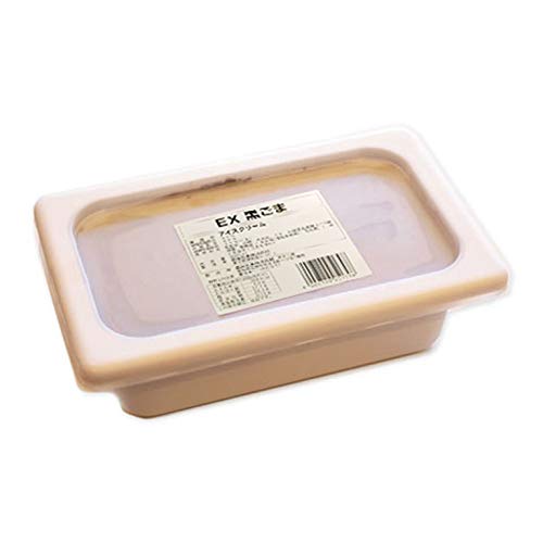 Amazon.co.jp: アイスクリーム 2L EX 黒ごま 森永 業務用 2000ml 