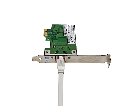Elfcam® - Tarjeta Ethernet 2.5GB, PCIe 3.1 2.5GBase-T, Controlador LAN RJ45 Gigabit 2500/1000/100Mbps para Windows 10/11 Linux, 1 puerto 2.5G RJ45 miniatura 7