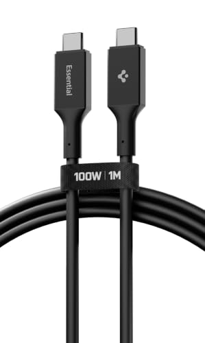 Spigen Essential Cavo USB-C a C 100W - Nero/1M