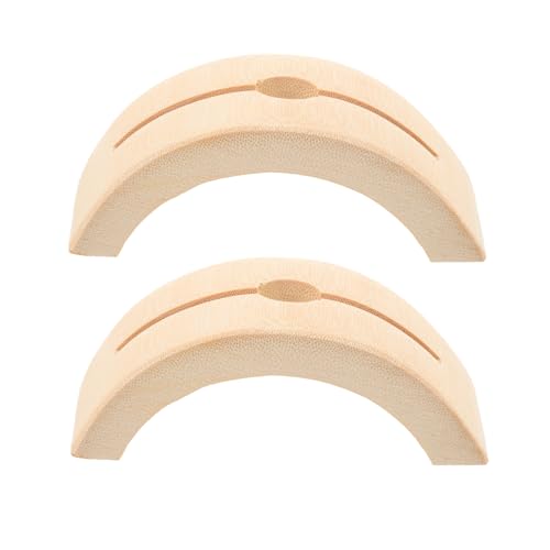 GLEAVI 2 piezas Soporte de Madera para Abanico Japonés Exhibidor Desmontable para Abanicos de Mano Base Vintage para Decoración y Almacenamiento