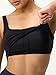 Omwilddo Womens U Neck Longline Padded Sports Bra Crop Tank Top Supportive Wide Straps Yoga Workout Bras,Light Compression Black S