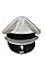 Generic Replica WW2 German Desert SS Officer Hat Cap Visor WWII Officer Cap (58CM), Large, White