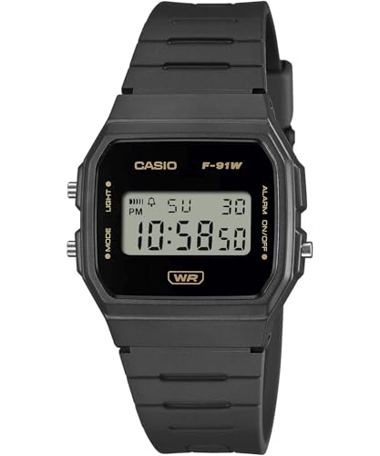 Casio Reloj Digital para Unisex Adulto de Cuarzo con Correa en Plástico F-91WB-8AEF