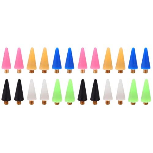 FRCOLOR Tools 24 pcs Wax Replacement Rhinestones Picker Wax Head Rhinestone Pen Wax tip Wax Head Replacement Head Nail Rhinestones Manicure Manicure Nail Art Tools