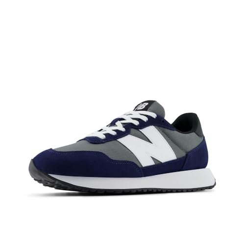 New Balance Men's 237 V1 Sneaker, Castlerock/White, 4 M