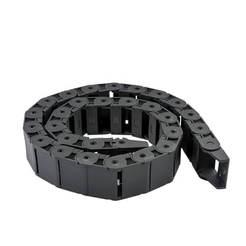 Chaîne porte-câbles 15x20 mm pour pont de transmission avec connecteur d'extrémité de 38mm