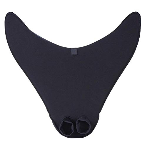 Aletas de buceo conocidas de sirena mágica de aleta de monofin de 5 años en adelante, aletas de buceo, también se adapta a nuestras colas de sirena, para niños y adultos buceo natación, negro, adulto