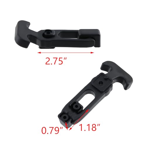 Image of T Tulead Rubber Flexible T-Handle Drawe Latches 4.33 inchx1.81 inch Black Cooler Hasp Latch Hatch Replacement 8PCS for Toolbox, Boat, Cooler