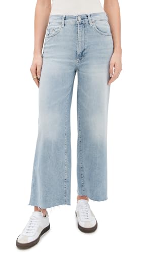 DL1961 Women's Hepburn Wide Leg High Rise Ankle Jeans