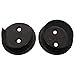 Nuk3y Heavy Duty Metal Steel Closet Pole Socket Set 1-1/2