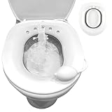 Joey&Viggy Sitz Bath for Toilet | Hemorrhoids Treatment & Postpartum Essentials | Portable Bath for Elderly Essentials, Yoni Steam, Haemorrhoids & Piles Treatment (Grey & White)