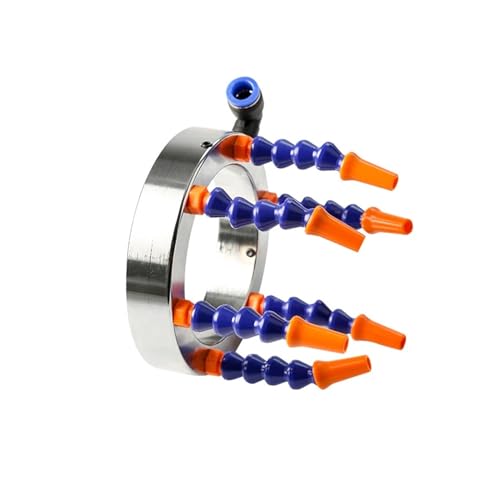 Spindle Cooling Ring Engraving Machine Spindle Cooling Ring Dia.100-125mm Adjustable Nozzle Tool Cooler for CNC Router Engraving Metal Stone(Common 85mm) - Image 6