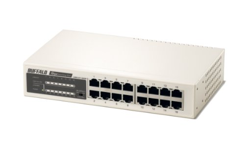 BUFFALO 16ポート スイッチングハブ LSW3-7X-16NP新品8台 LSW3-TX-16NSR : スイッチングハブ | バッファロー