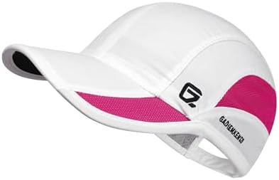 GADIEMKENSD UPF 50+ Outdoor Hat Folding Reflective Running Cap Unstructured Sport Hats for Men & Women