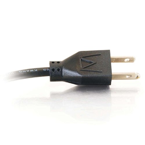 C2G Power Cord, Short Extension Cord, Power Extension Cord, 18 Awg, Black, 6 Feet (1.82 Meters), Cables To Go 03115 #TOP4