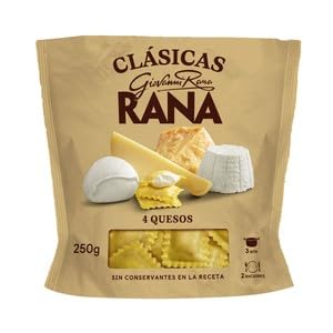 RANA Tortellini de pasta fresca 3 × 250 g · Pack de 3 · Refrigerado (4 quesos)