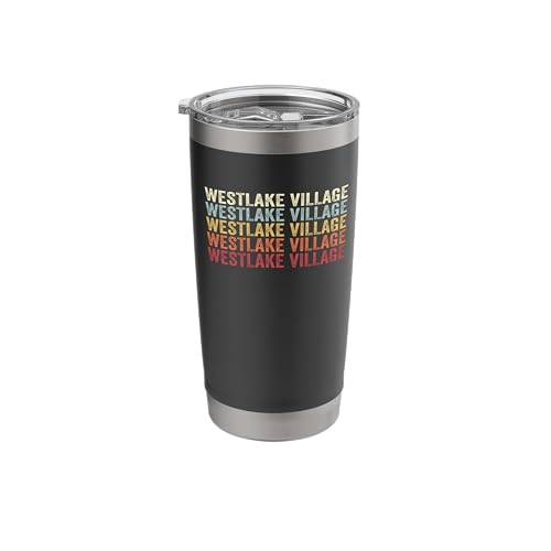 Westlake Village California Westlake Village CA Retro Stainless Steel Insulated Tumbler