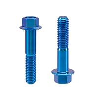 Viti Resistenti Leggere Per Ciclismo M8 Titanio Testa Esagonale Flangia Bullone Vite Ti Gr5 15 20 25 30 35 40 45 50 E Bulloni Leggerissimi Per Bici