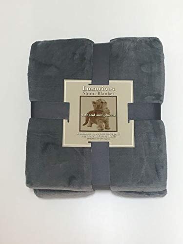 Shimi Überwurf, Decke, Sofa-Überwurf, Bettüberwurf, Tagesdecke, Überwurf (Silber)