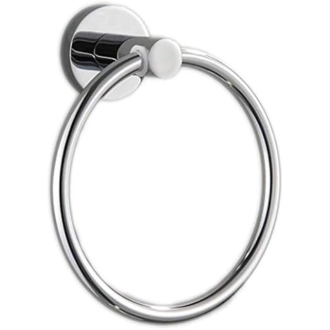Stainless Steel Bath Towel Holder Hand Towel Ring Hanging Towel Hanger Bathroom Accessories,Polished Finish Cover