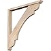 Ekena Millwork BKT0402X34X34OLY01SDF Olympic Traditional Smooth Bracket w/Offset Brace, Douglas Fir