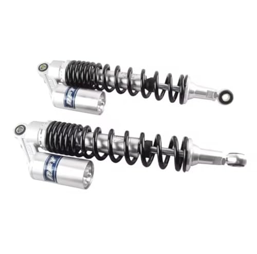 Image of 400mm 15.75 inch 8mm Spring Universal Motorcycle Air Shock Absorber Rear Suspension ATV Quad Scooter Dirt Bike For 50cc 75cc 90cc 125cc 150cc 250cc 300cc Black Silver