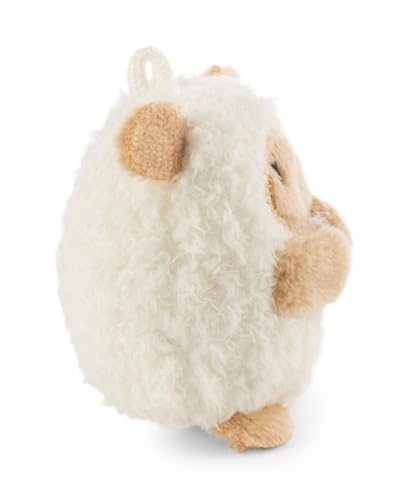 Kuscheltier Schaf Wools 5cm - braun - Weiches NICI Plüschtier – niedliches Stofftier zum Kuscheln & Spielen – tolle Geschenkidee für Kinder & Erwachsene | 62376