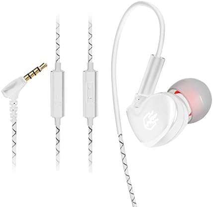 Wired Earphones In ear Headphones Sports/ Running/ Gym/ Exercise/ Sweatproof/ Earbuds with Microphone Noise Isolating Sports Earbuds for Workout Gym Exercise Jogging Earhook