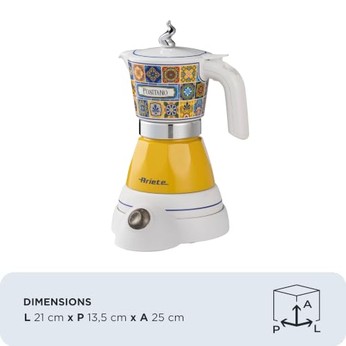 Cafetière Moka Électrique ARIETE 1358/1P – 400 W, 0,14 L, 2/4 Tasses - vue 3