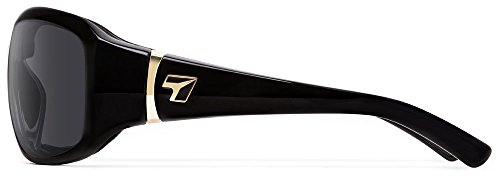 7eye Mistral | Wind Blocking Sunglasses - Glossy Black, Polarized Gray Lenses, One Size2