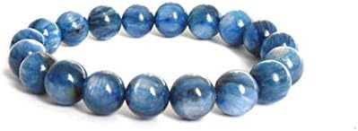 JEWEL BEADS Beautiful jewelry AAA++ Quality Kyanite, Blue Kyanite Bracelet, Blue Stone Bracelet, 10 mm Kyanite Bead Bracelet, Natural Gemstone Bracelet, Kyanite Jewelry,Healing Jewelry Code- UKA-881