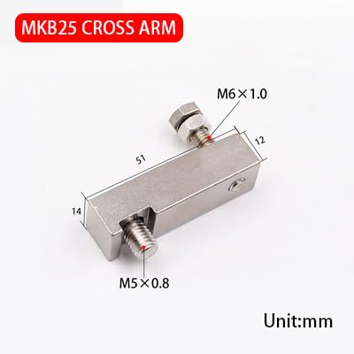 Cilindro giratorio de ángulo neumático con rotación de 90 grados MKB25 3