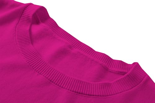 Image of DAIMIDY Womens Cotton & Modal Short Sleeve Sweaters Lightweight Summer Pullover Basic Knit Tops