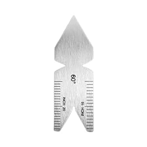 HILYIONP 55/60 Grad Winkellehre Edelstahl