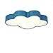 Produktbild LYXG Kreative Cartoon Wolken Licht reizendes Baby Kinderzimmer helle und freundliche Zimmer für Jungen und Mädchen an der Decke lampe leuchtet (500*330*80mm) 28W, weiß und blau