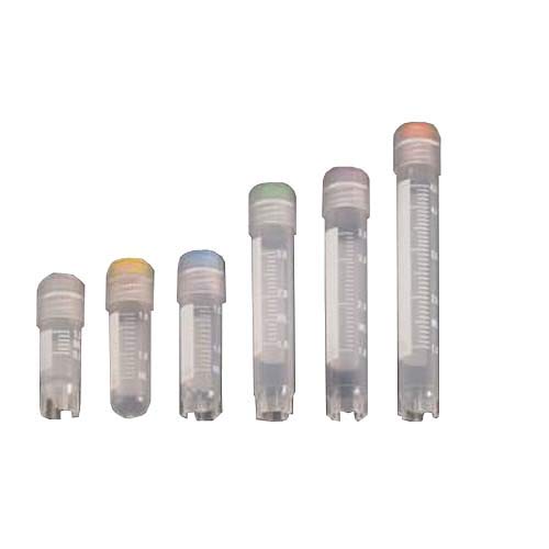 Simport Cryovial T310-5A Polypropylene Vial with Silicone Washer Seal and External Threads, Self Standing, 5ml Volume (Case of 1000)