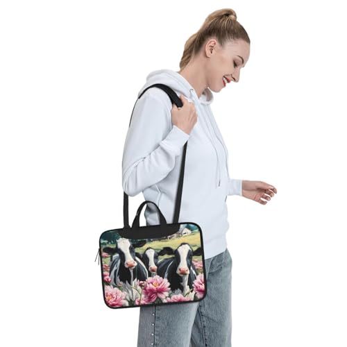Bolso para portátil floral impermeable 15.6 pulgadas miniatura 3