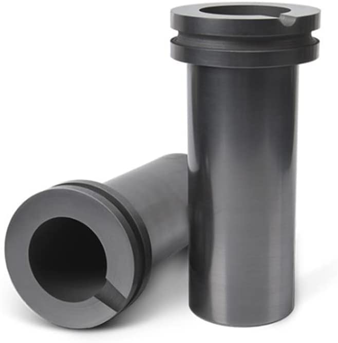 Crogiolo di Grafite ad Alta Purezza 1kg / 2kg / 3kg - Stampo per Fusione Metalli, Oro, Argento - Forno per Colata Gioielli - Strumenti per Fusione Lingotti (3kg)