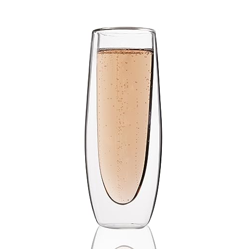 Lemonsoda Stemless Double Wall Champagne Glasses thumb #1