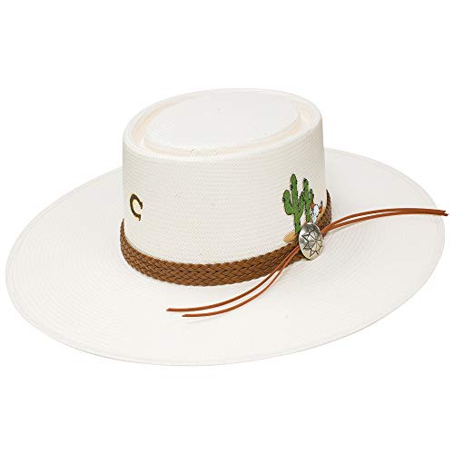 RESISTOL Women's Charlie 1 Horse Dry Spell Fashion Straw Hat Natural Medium