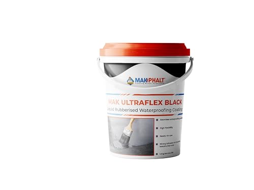 Image of MK Petro Mak UltraFlex Black | Liquid Rubberised Waterproofing Coating | 1KG