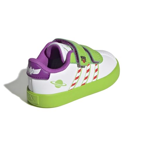 Image of adidas Boys Vl Court 3.0 Slip On Sneakers Shoes Casual - Pink, White