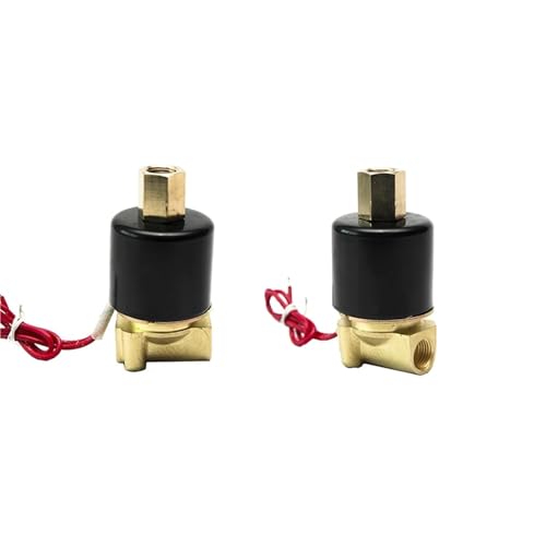 Vanne solénoïde 1/4 laiton normalement ouverte 110v viton haute performance - 4