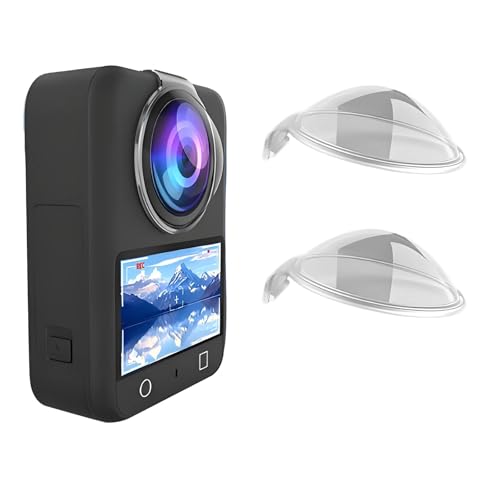 Image of Yantralay Lens Guard Compatible with DJI Osmo 360 Camera - Waterproof Dustproof Snap-On Lens Protective Cover, Easy Installation, Osm o Action 360 Accessories