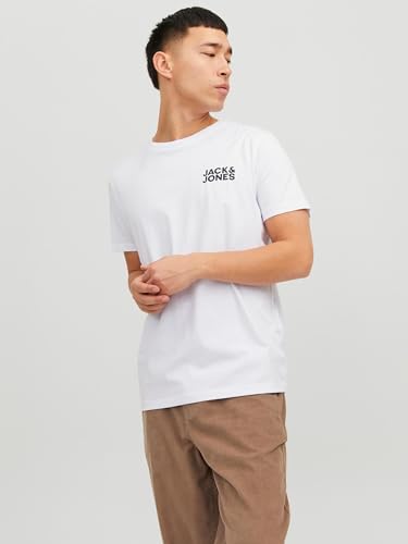 JACK & JONES Herren JJECORP Logo Tee SS Crew Neck 3er Pack Kurzarm T-Shirt, Pack D, 1x White 2X Black, L – Ansicht 3