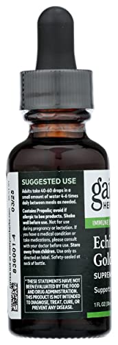 Gaia Herbs Echinacea Goldenseal Supreme, 1 Fz #TOP5