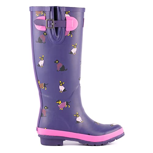 Lazy Dogz Damen Harper Mode-Stiefel, Navy, 38 EU