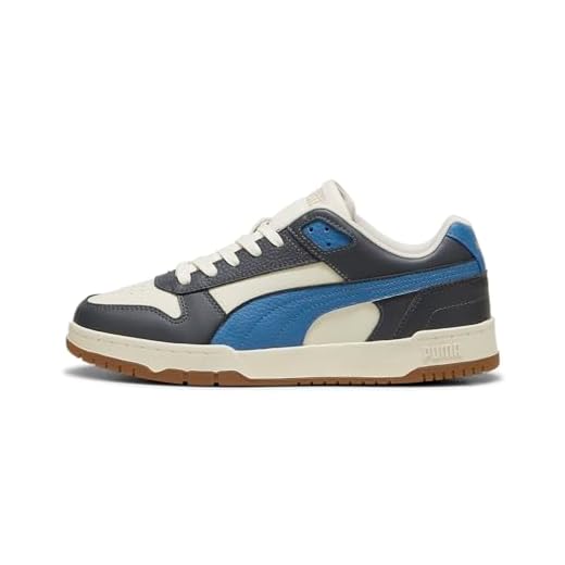 PUMA Rbd Game Low, Zapatillas de Deporte Unisex adulto, Alpine Snow Blue Horizon Gum, 43 EU