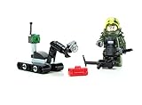 Battle Brick EOD Disposal Team and Robot US Navy Custom Set